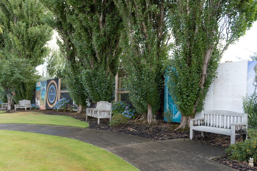Spacious grounds