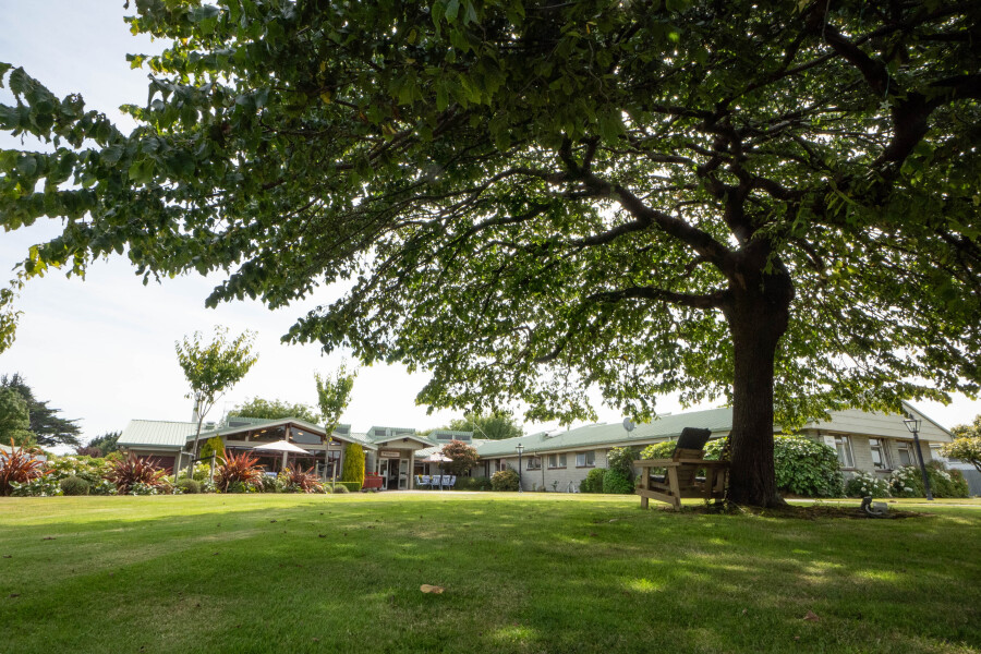 Spacious grounds